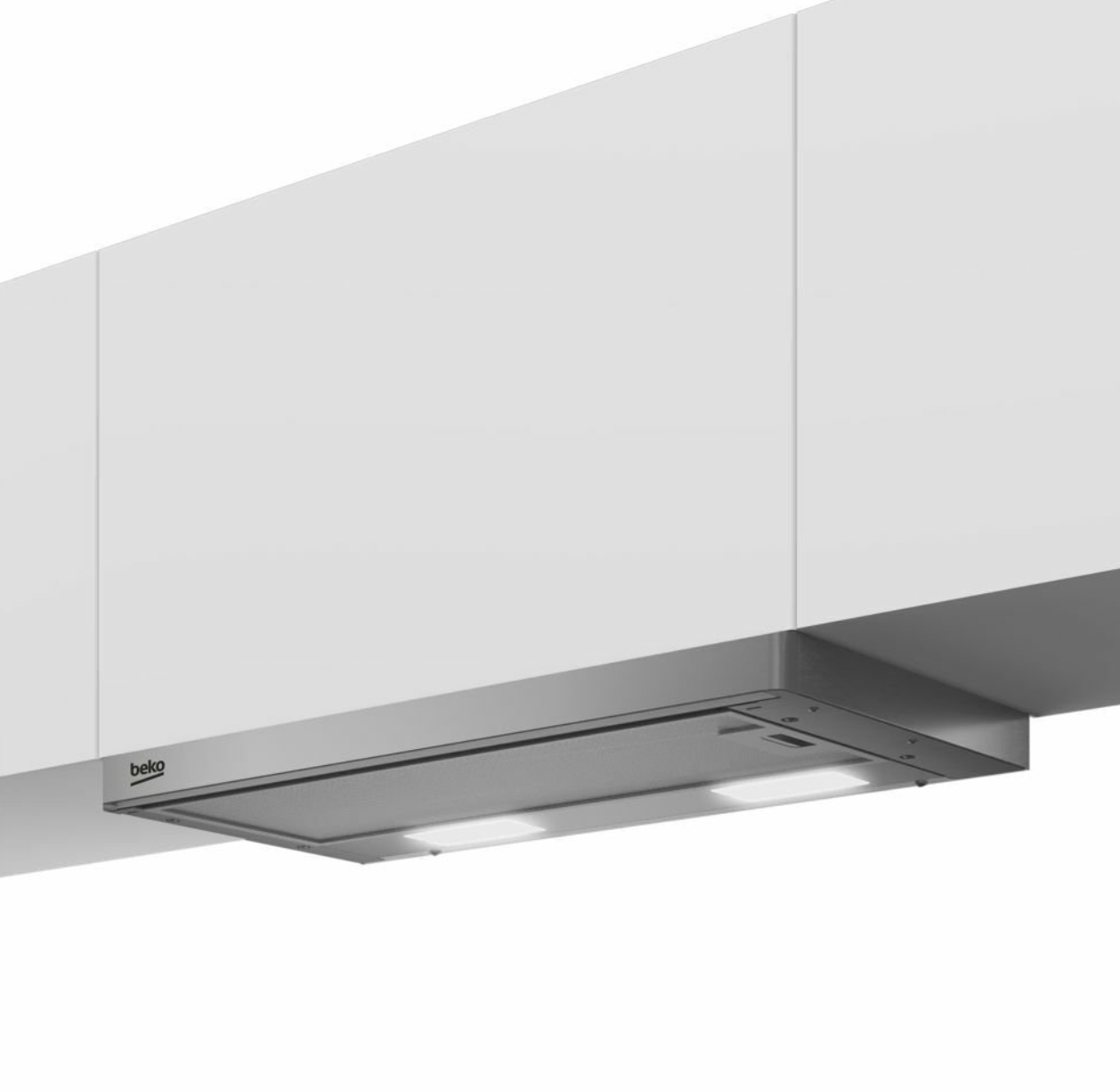 Beko P 38 TI Inoks Ankastre Aspiratör Sürgülü