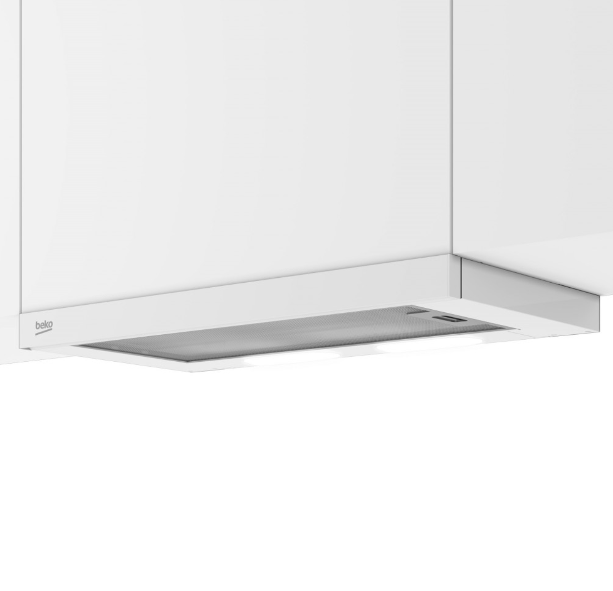 Beko P 38 TB Ankastre Sürgülü Aspiratör Beyaz
