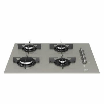 Beko Bocd T 6510 Eg 65 Cm Cam Gri 4G Dg Gazlı Cam Tablalı Ocak
