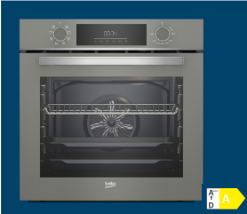 Beko Bfc 430 G 8 Fonk Cam Gri Dj Saat Ankastre Fırın