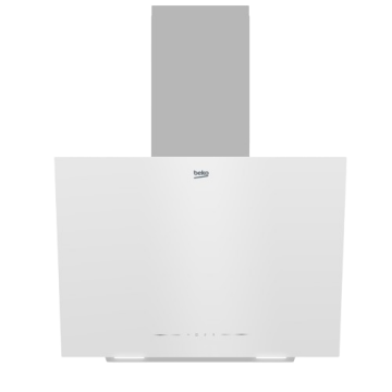 Beko BDE 6041 B Beyaz Eğimli Davlumbaz