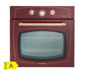 Silverline RS6235R03 Bordo Rustic Ankastre Fırın