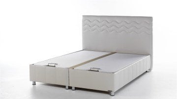 Bellona Twinjoy 140X190 Milas Beyaz Kapitoneli Baza