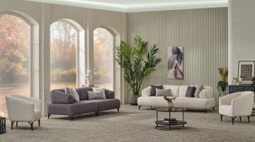 Nil Aston Koltuk Takımı (3+3+B+B)