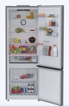 Beko 670475 EI Alttan Dondurucu Buzdolabı İnox