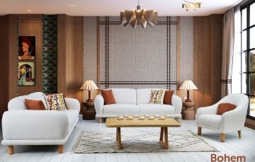 Rana Bohem Koltuk Tk 3+3+1+1