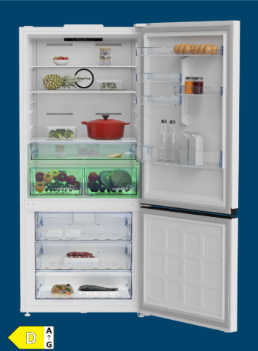 Beko 683614 IEB No-Frost Buzdolabı Beyaz
