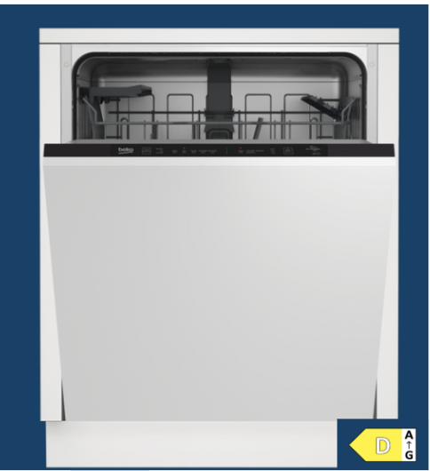 Beko BB 251 Tam Ankastre 5 Programlı Bulaşık Makinesi