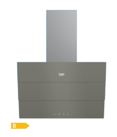 Beko Bde 6053 G Üç Kanatlı Gri Davlumbaz