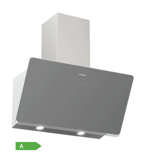 Silverline Soho Gri 80 cm Duvar Tipi Davlumbaz
