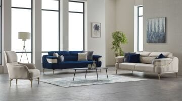 Nil Elegance Koltuk Takımı (3+3+1+1)