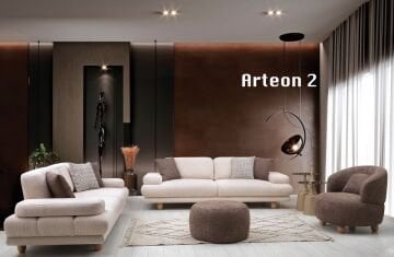 Rana Arteon Koltuk Takımı 3+3+1+puf