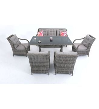 Flexy Gusto 7'li Bahçe Masa Takımı