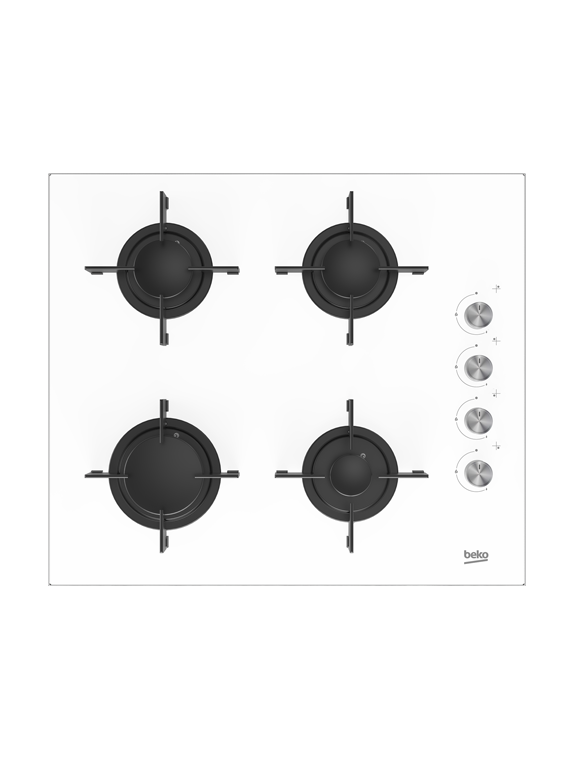 Beko Bstoc 827 B Beyaz Cam Ocak-8Mm